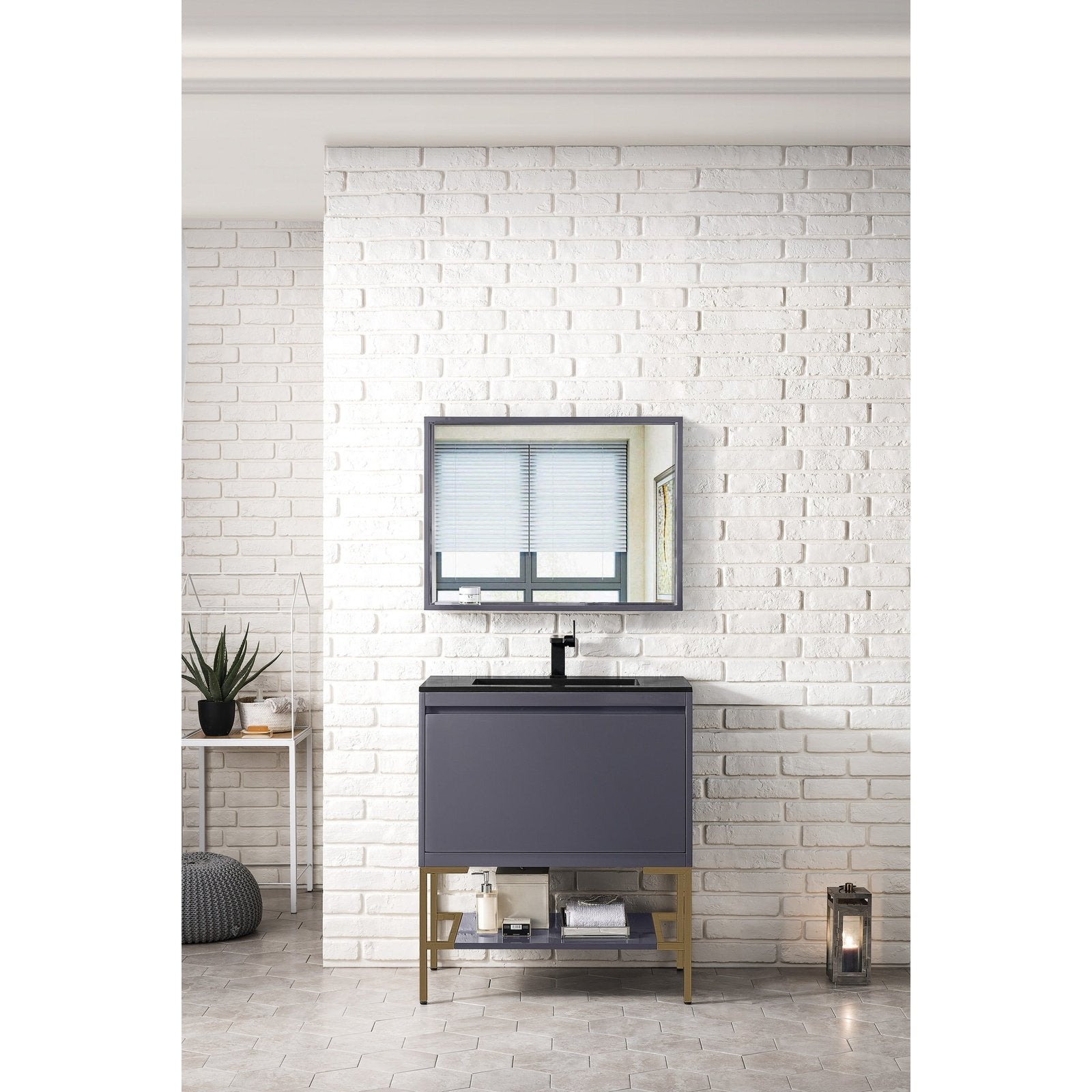 James Martin Vanities Milan 31.5" Single Vanity Cabinet - 801V31.5GWRGDCHB