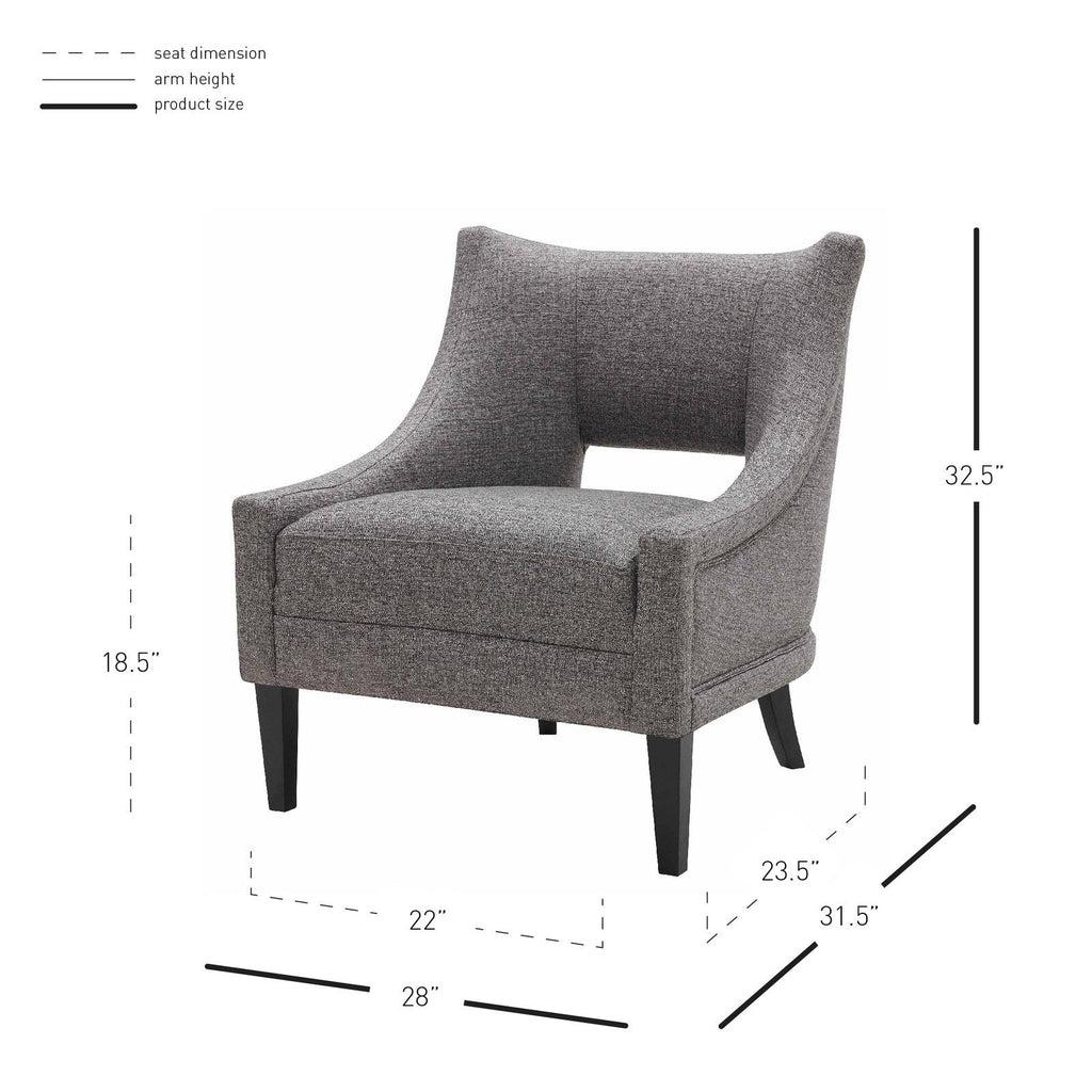 New Pacific Direct Eugene Fabric Accent Chair -  9900054-331