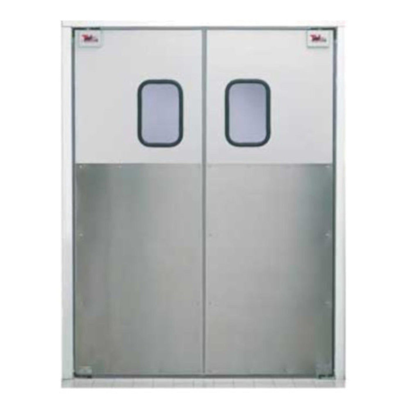 Curtron SPD-30-AL-DBL-6084 60" x 84" Service-Pro Series 30 Double Swing Door - CUSPD30ALDBL6084