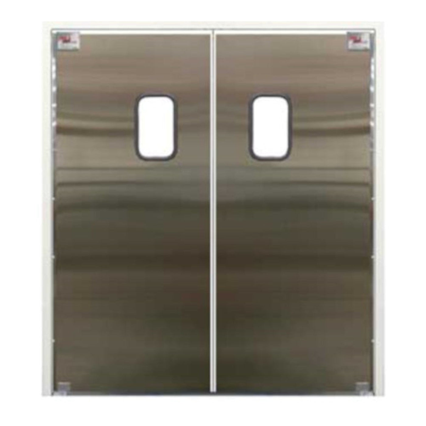 Curtron SPD-30-SS-DBL-7884 78" x 84" Service-Pro Series 30 Double Swing Door - CUSPD30SSDBL7884