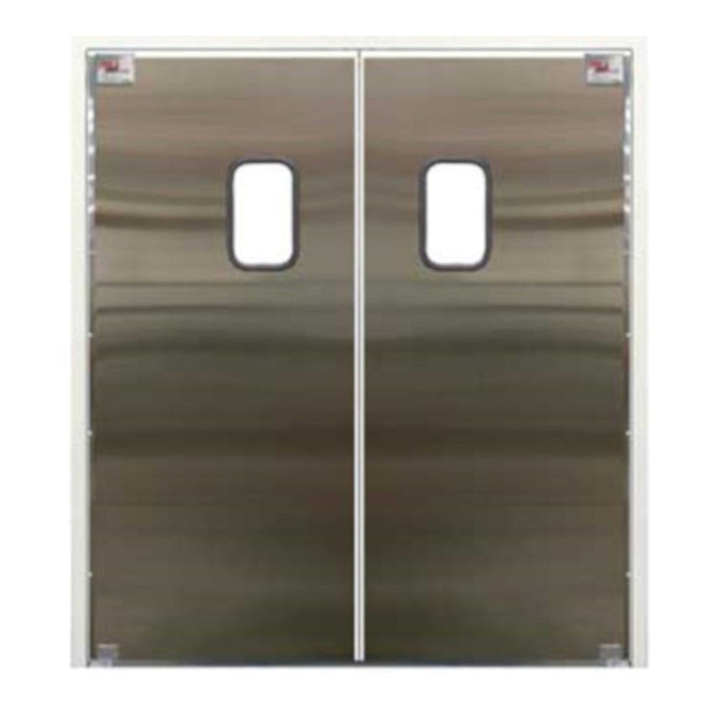 Curtron SPD-30-SS-DBL-4296 42" x 96" Service-Pro Series 30 Double Swing Door - CUSPD30SSDBL4296