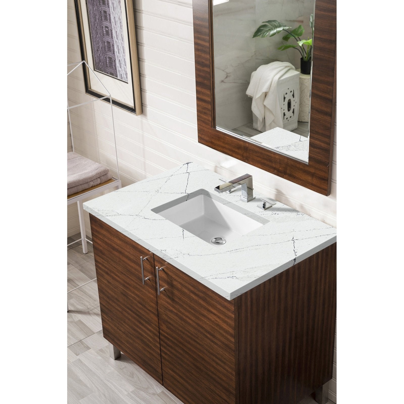 James Martin Vanities Metropolitan 36" Single Vanity - 850-V36-AWT-3AF