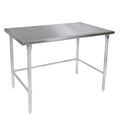 John Boos ST6-2436SBK Open Base 36"W x 24"D Stainless Steel Work Table - JBST62436SBK