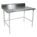 John Boos ST6R5-3096SBK Open Base 96" W x 30" D Stainless Steel Work Table - JBST6R53096SBK