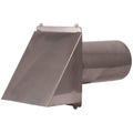 Copperlab Stainless Steel Dryer Exhaust Vent (4" - 12") -  SWDV10F