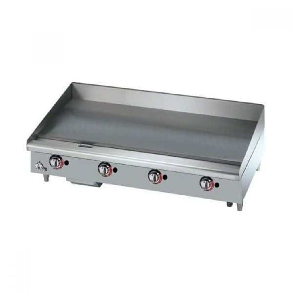 Star 648TF 48" Gas Countertop Griddle with Thermostatic Controls - 113,200 BTU - 8G-648TF