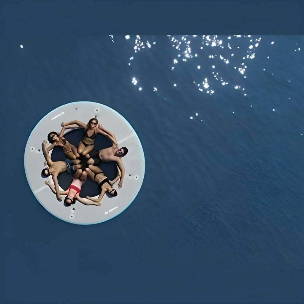 Swimline Solstice 38100 10 x 10 ft. Circular Floating Lounge Dock New - 38100