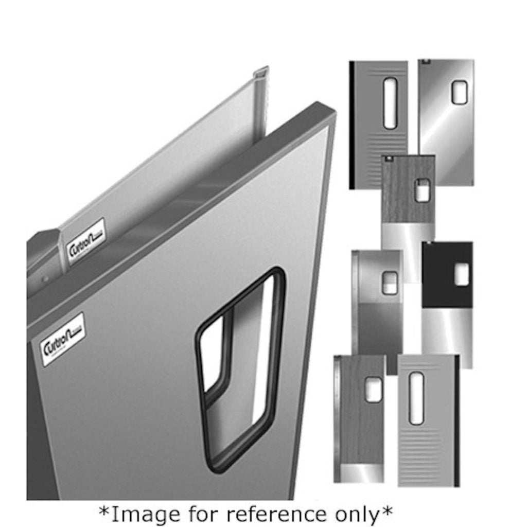 Curtron SPD-20-SS-DBL-5484 54" x 84" Service-Pro Series 20 Double Swing Door