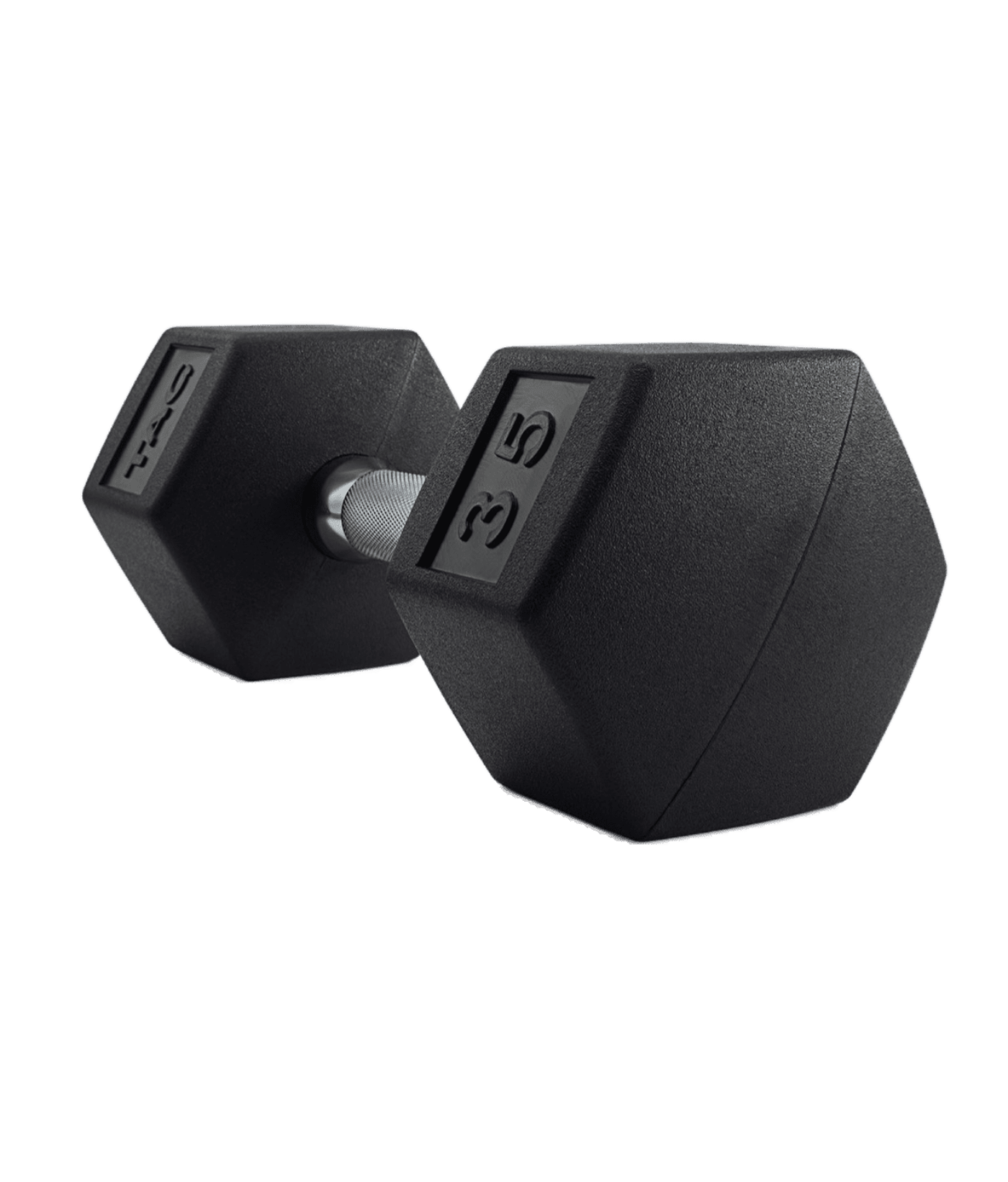 TAG Fitness Rubber Hex Dumbbell set 5lb-75lb - 1770024675215_979