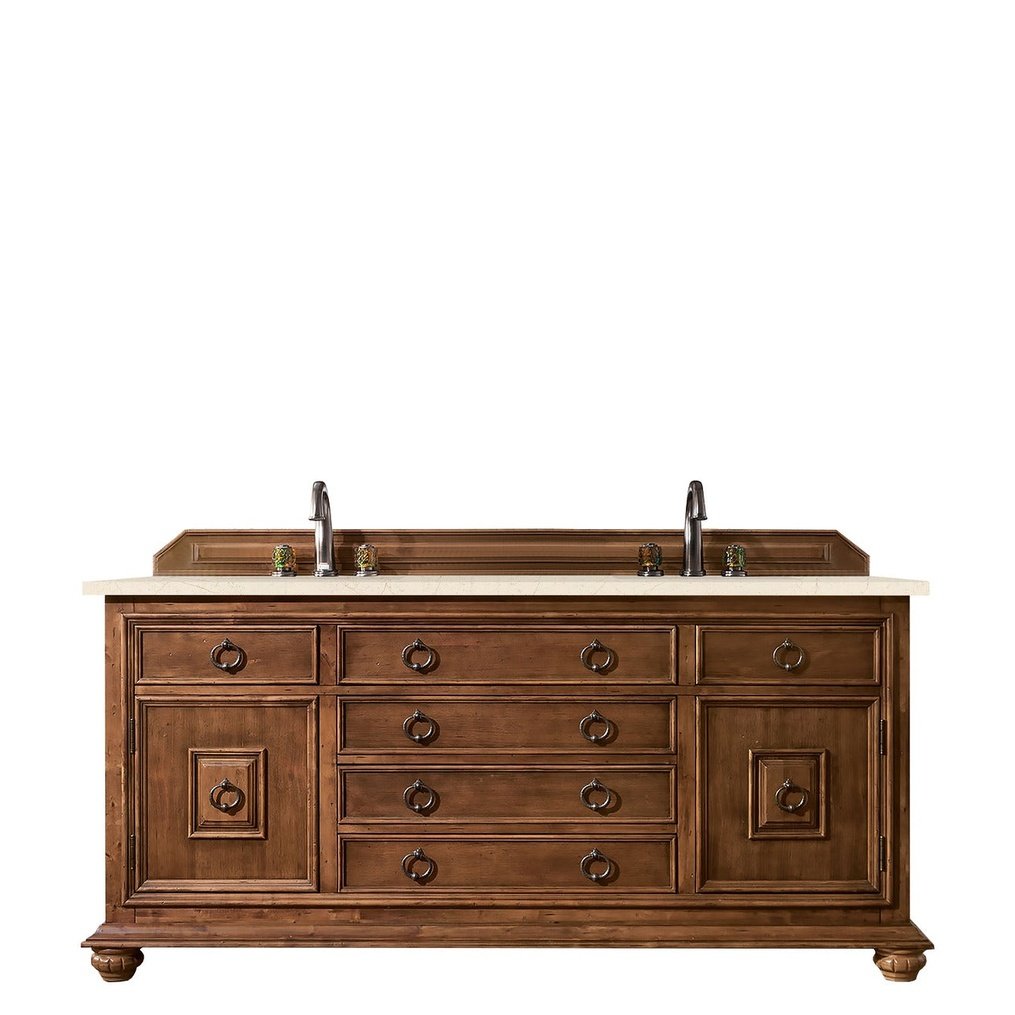 James Martin Vanities Mykonos 72" Double Vanity - 550-V72-CIN-3AF
