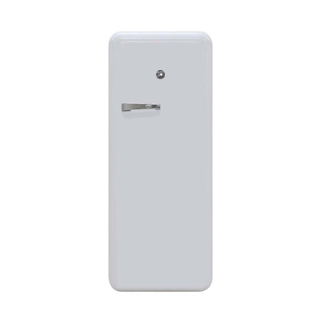 Vinotemp Retro Refrigerator, in White - BR-RETRO-01-W