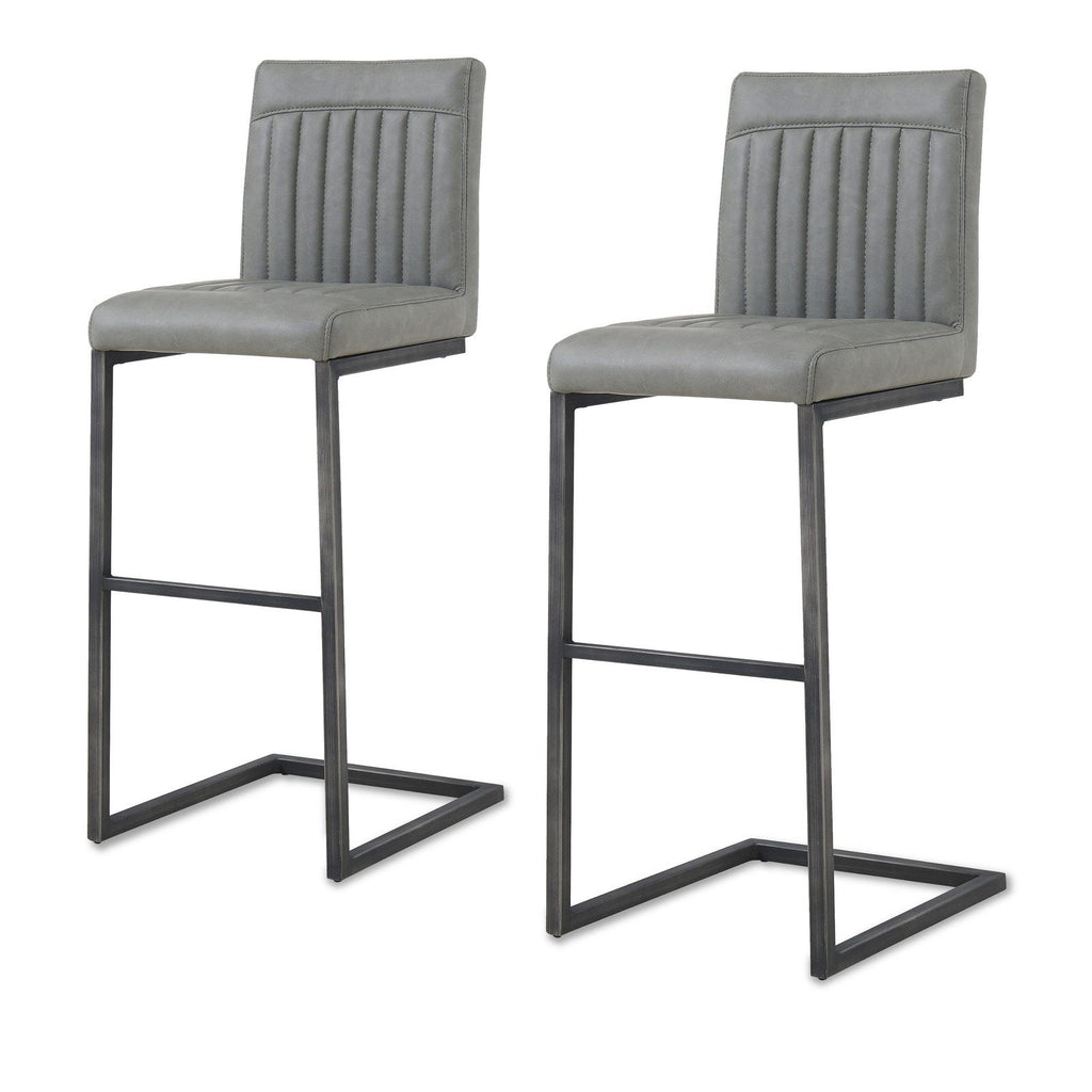 New Pacific Direct Ronan PU Leather Bar Stool, (Set of 2) -  1060009-216