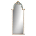 Park Hill Collection Vestibule Full-Length Carved Wood Mirror - Elegant Rustic Design for Glamorous Home Décor -  EWI26161