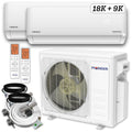 Pioneer Dual Split 27000 BTU 2.25-Ton Quantum Ultra Wi-Fi 24 SEER2 Energy-Star Multi (2) Zone Wall Mount Air Conditioner Heat Pump 230-Volt - WYT030GLSI24M3-18W-19W