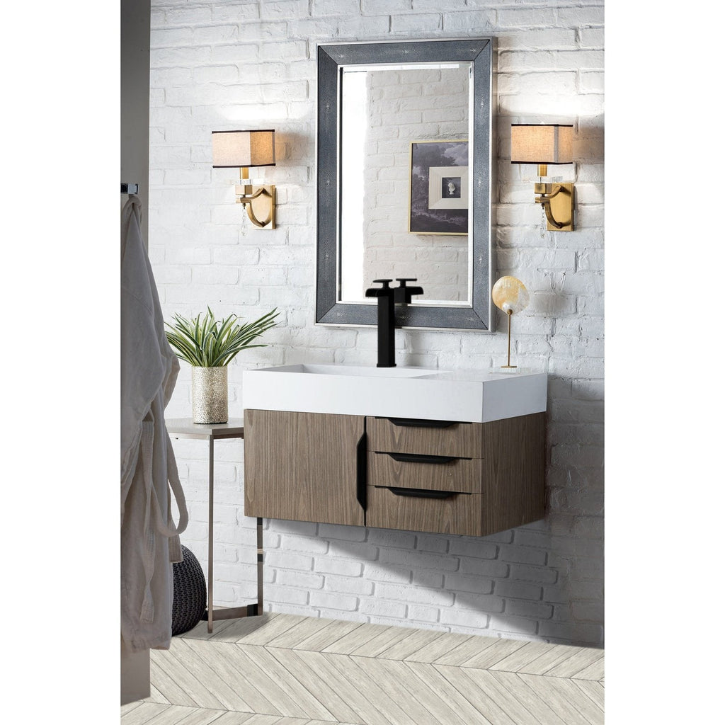James Martin Vanities Mercer Island 36" Single Vanity - 389-V36-AGR-G-DGG