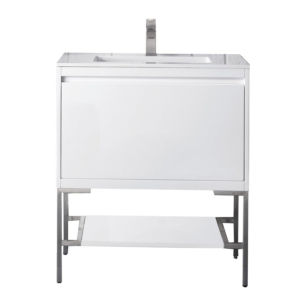 James Martin Vanities Milan 31.5" Single Vanity Cabinet - 801V31.5GWRGDCHB