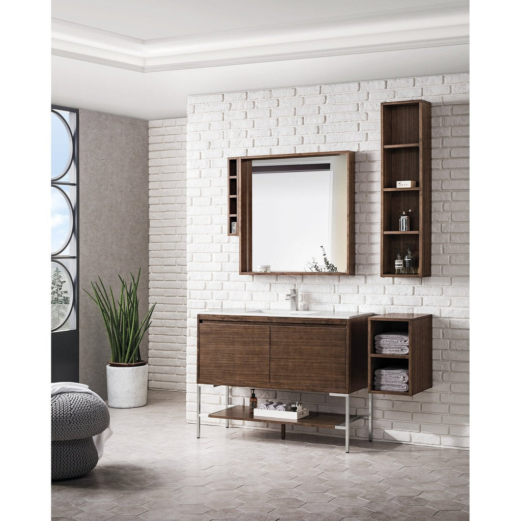 James Martin Vanities Milan 47.3" Single Vanity Cabinet - 801V47.3GWRGDCHB