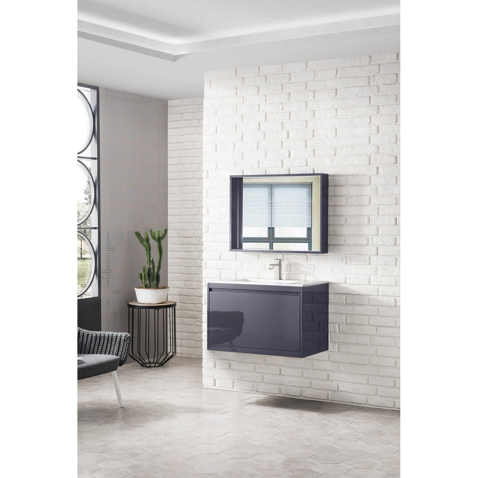 James Martin Vanities Milan 31.5" Single Vanity Cabinet - 801V31.5GWRGDCHB