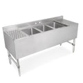 John Boos UBS3-2136 3-Compartment Underbar Sink - JBUBS32136