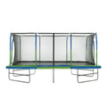 UPPER BOUNCE RECTANGLE TRAMPOLINE 10 X 17 FT MEGA INCL. ENCLOSURE - UB03EC-1017E