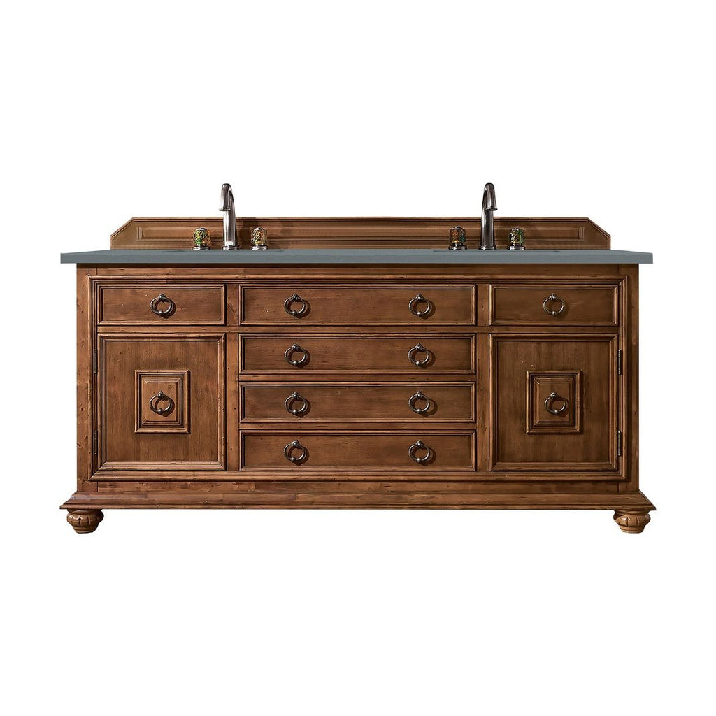 James Martin Vanities Mykonos 72" Double Vanity - 550-V72-CIN-3AF