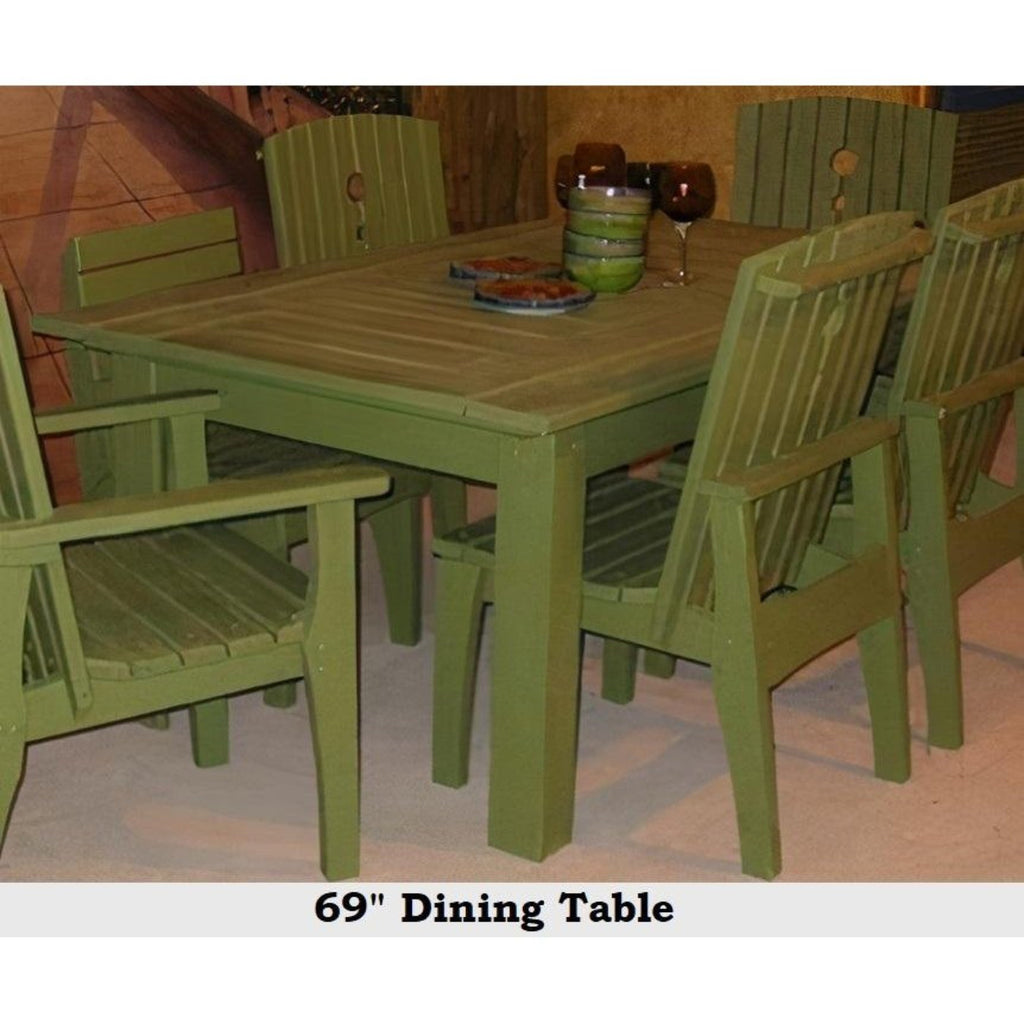 Uwharrie Chair Behren Wood Rectangular Dining Table  B091 - , B092, or B093