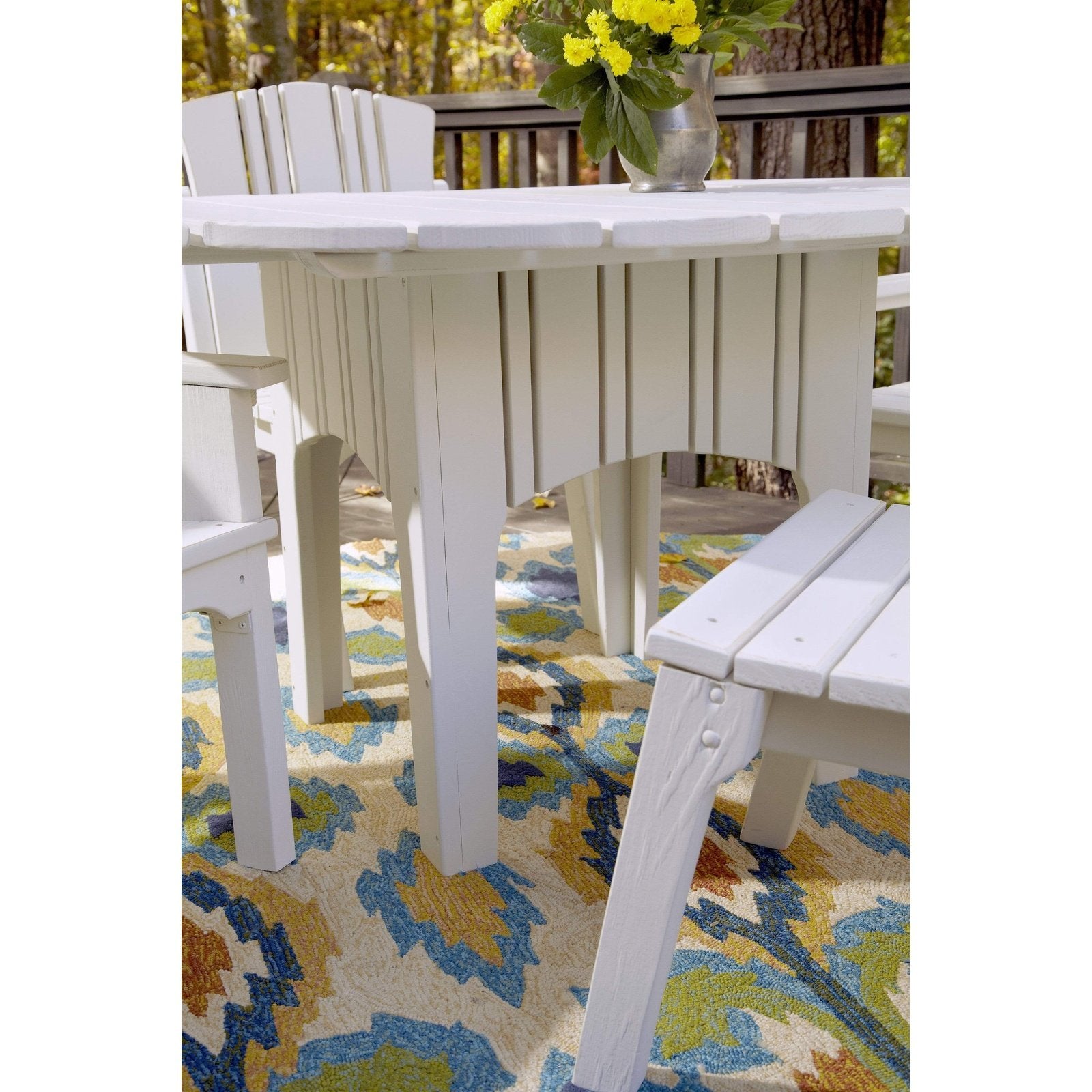 Uwharrie Chair Carolina Preserves Wood Round Dining Table  - C094