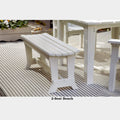Uwharrie Chair Carolina Preserves Wood Bench  - C097, C098, or C099