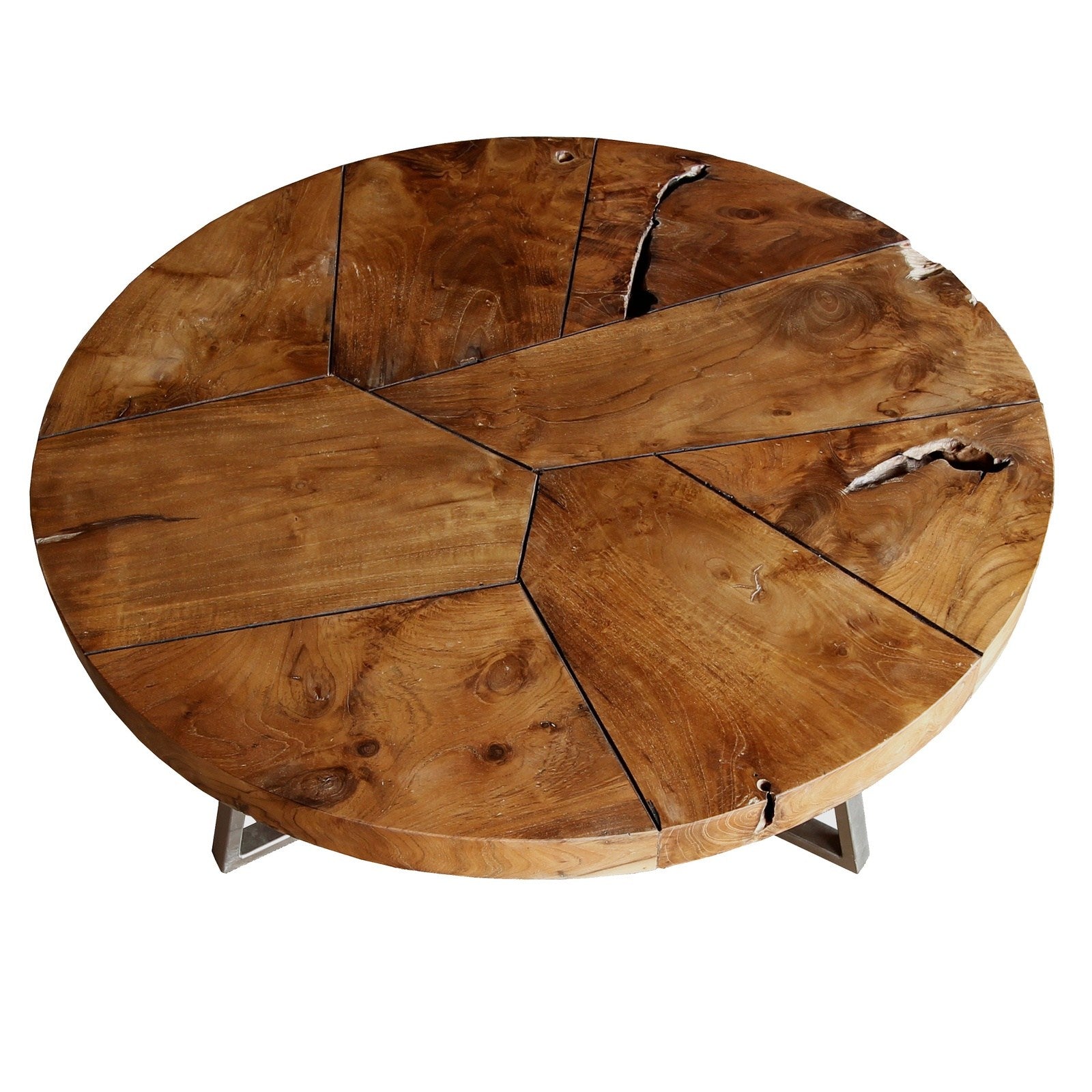 New Pacific Direct Leon Reclaimed Teak Wood Coffee Table 9600024