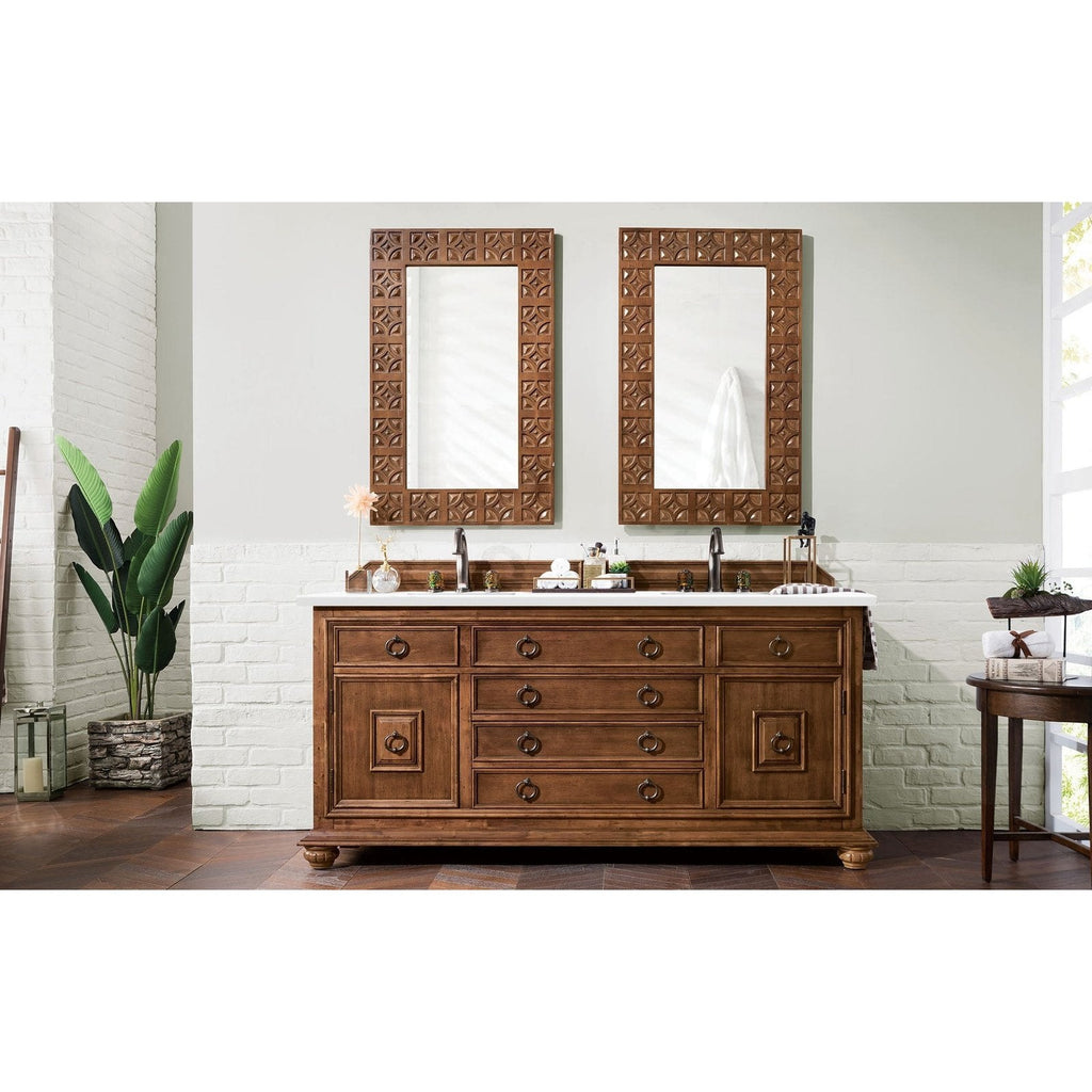 James Martin Vanities Mykonos 72" Double Vanity - 550-V72-CIN-3AF