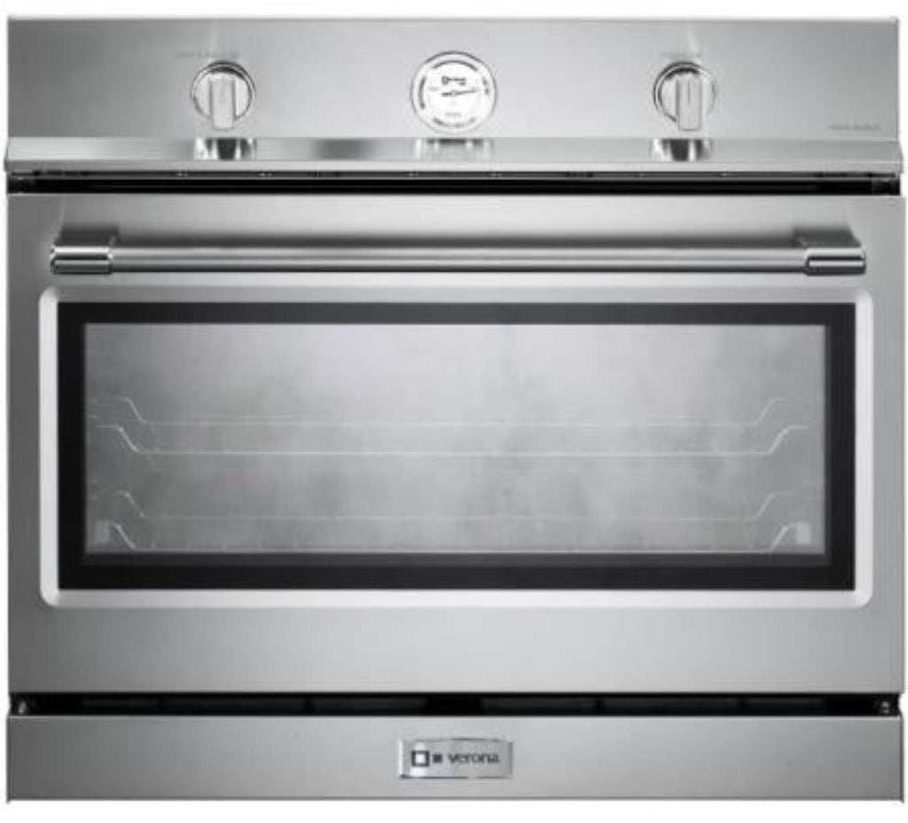Verona - 30 Inch Built-In Single Gas Wall Oven with 3.5 cu ft Capacity - VEBIG30NSS