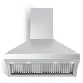 Verona - 48" Designer Chimney Wall Hood- 1200 CFM - 4 Speeds - VECHW48GSS