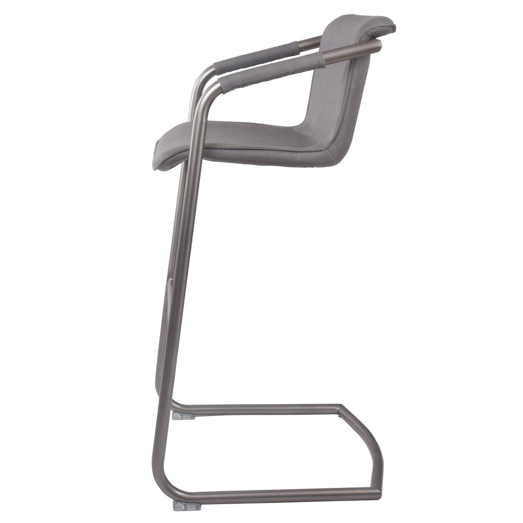 New Pacific Direct Indy PU Leather Bar Stool, (Set of 2)  -1060003-216