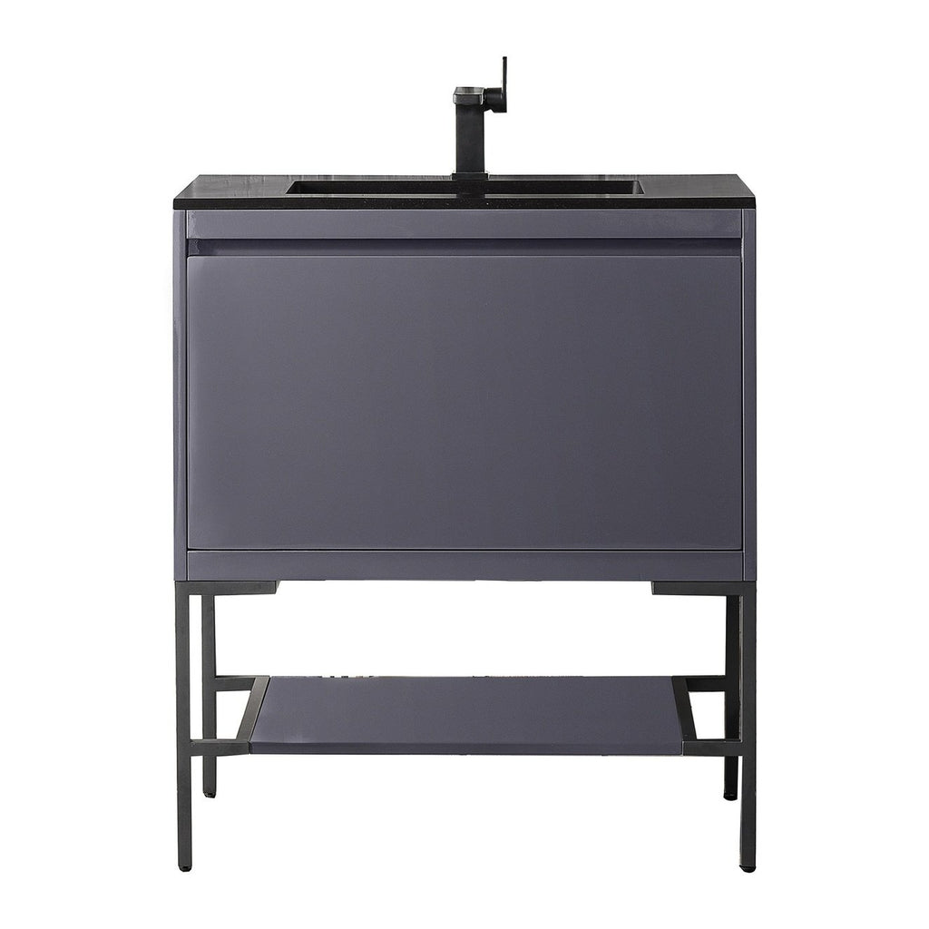 James Martin Vanities Milan 31.5" Single Vanity Cabinet - 801V31.5GWRGDCHB