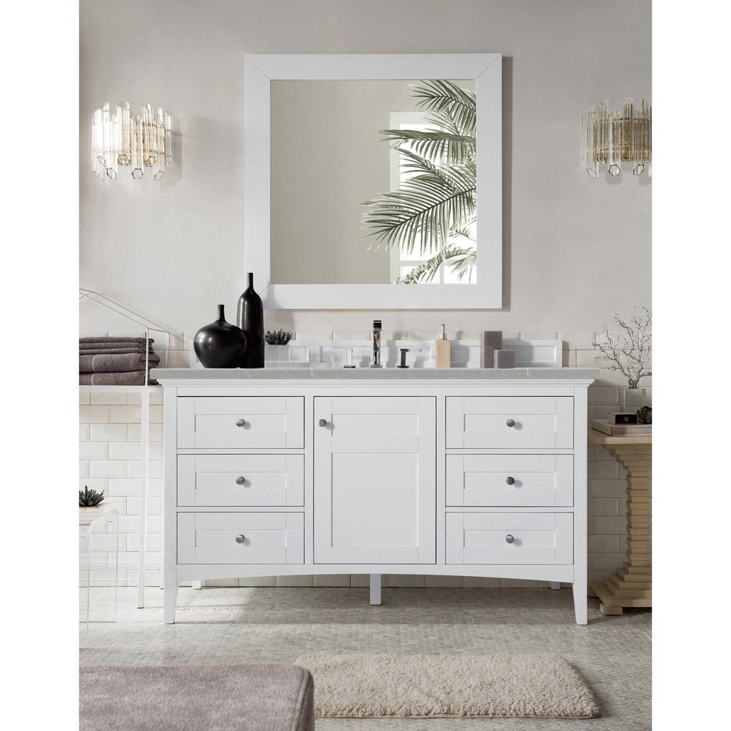 James Martin Vanities Palisades 60" Single Vanity - 527-V60S-BW-3AF