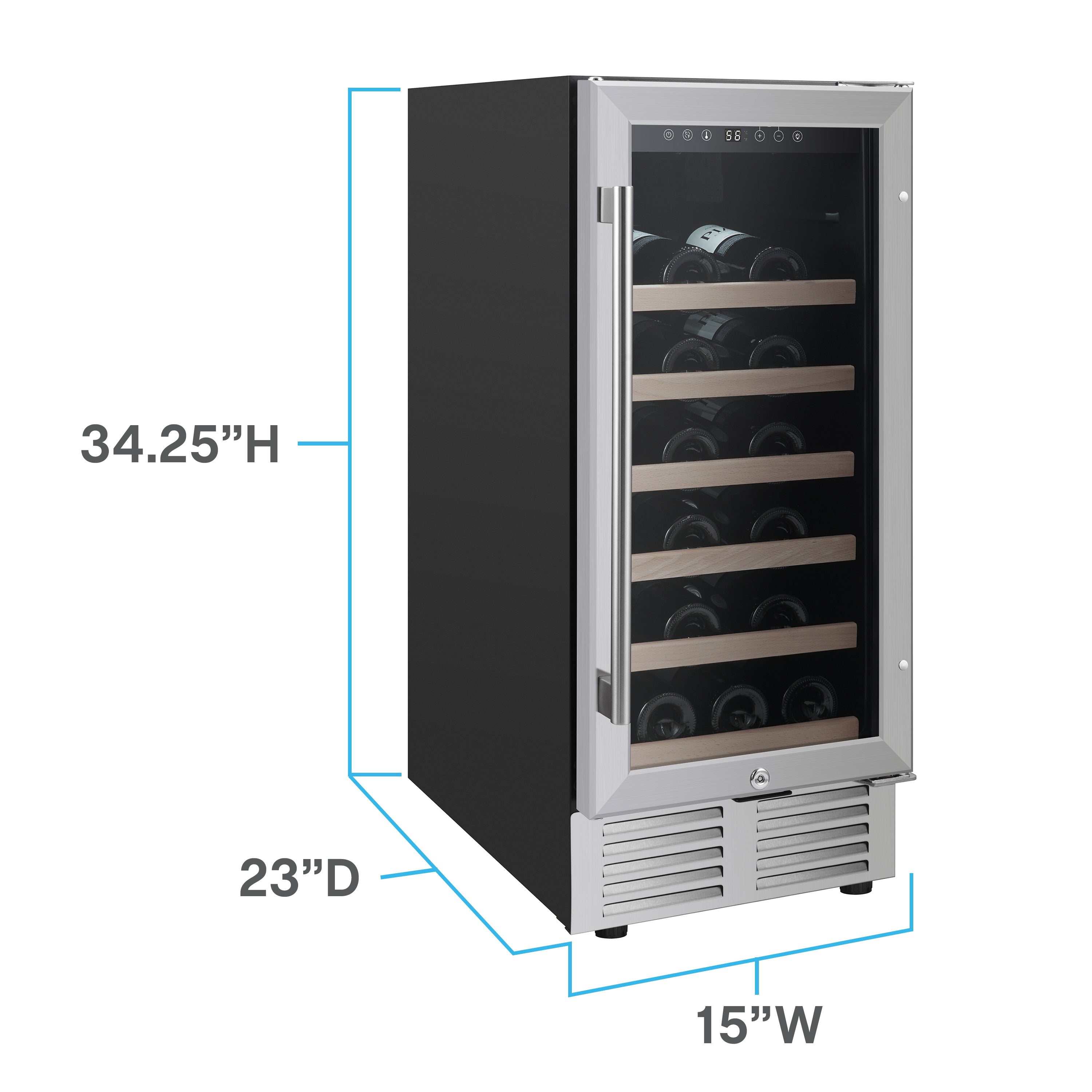 Avanti 30 Bottle Wine Cooler - WCS31Z3S-IS