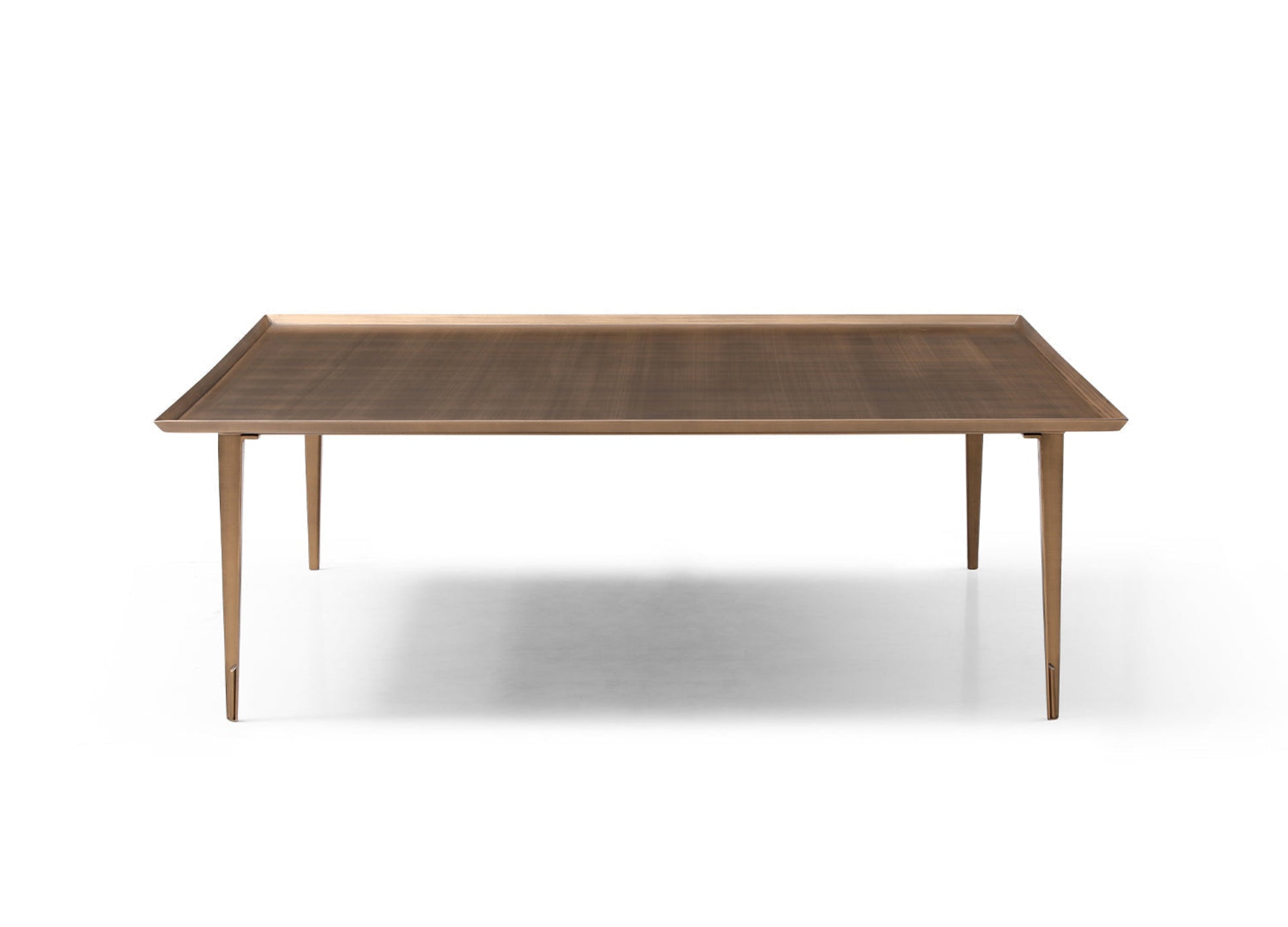 Whiteline Modern Living Nia Coffee Table in Brushed Bronze Color - CT1882-BRZ