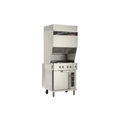 Globe Wells WVO-4HF Electric Ventless Cooktop with 4 French Plates & Convection Oven -  WLWVO4HF