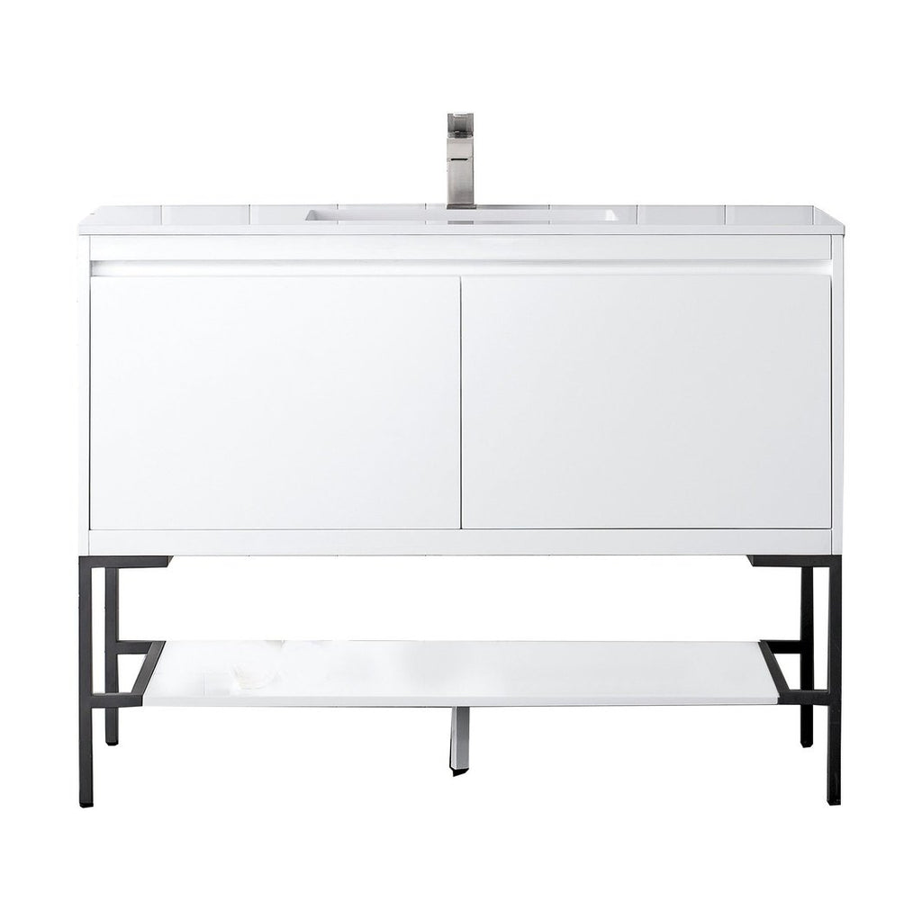 James Martin Vanities Milan 47.3" Single Vanity Cabinet - 801V47.3GWRGDCHB
