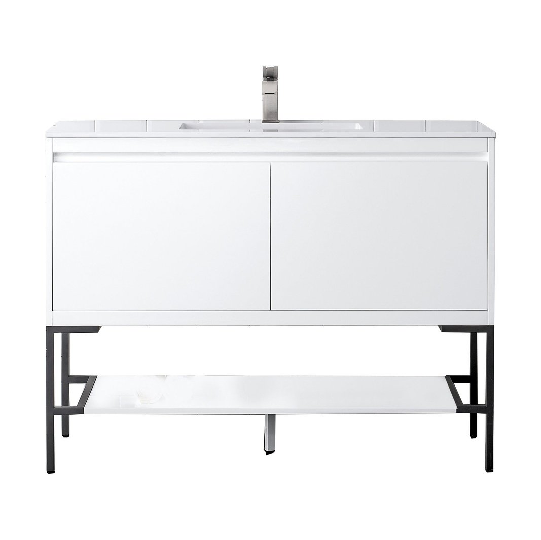 James Martin Vanities Milan 47.3" Single Vanity Cabinet - 801V47.3GWRGDCHB