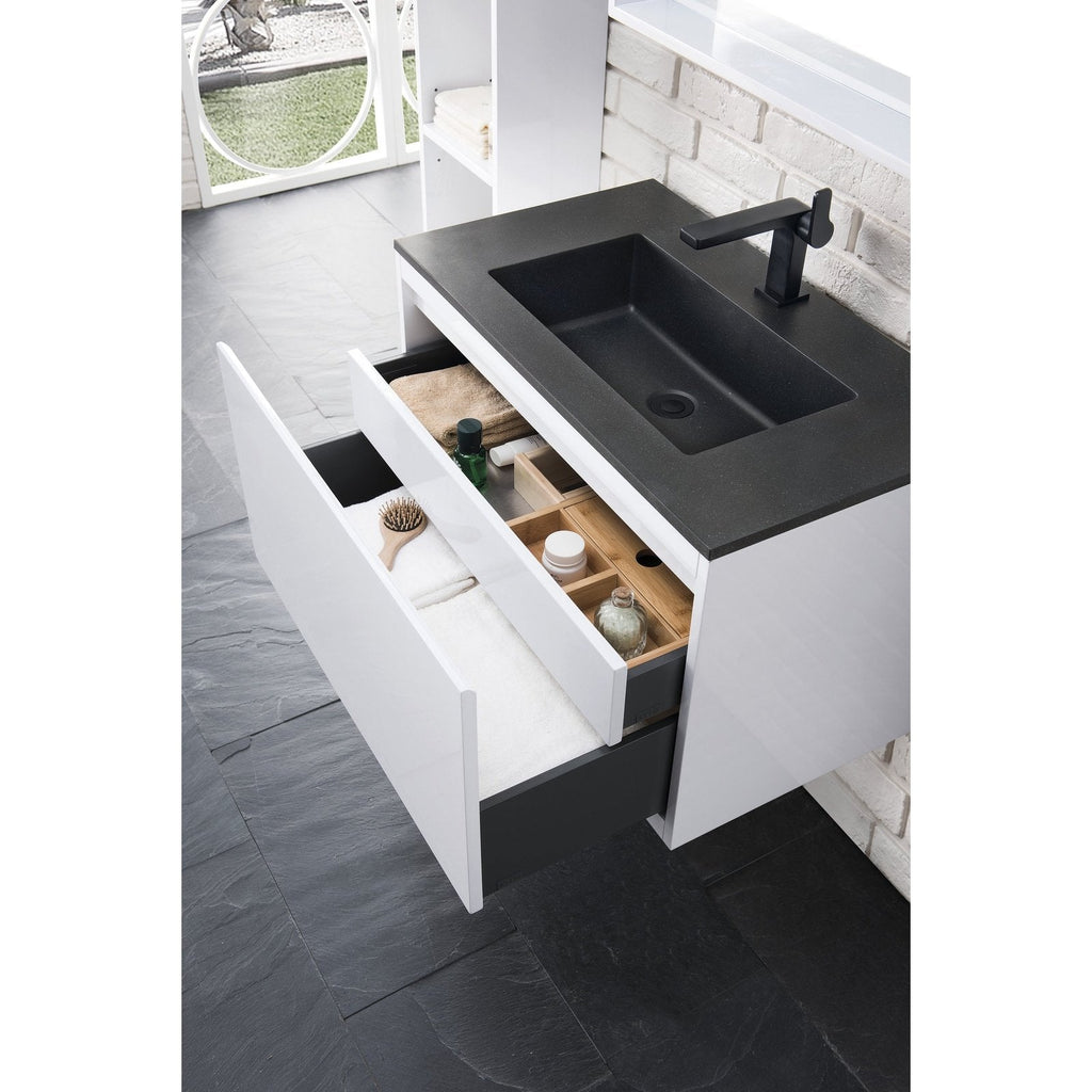 James Martin Vanities Milan 31.5" Single Vanity Cabinet - 801V31.5GWRGDCHB