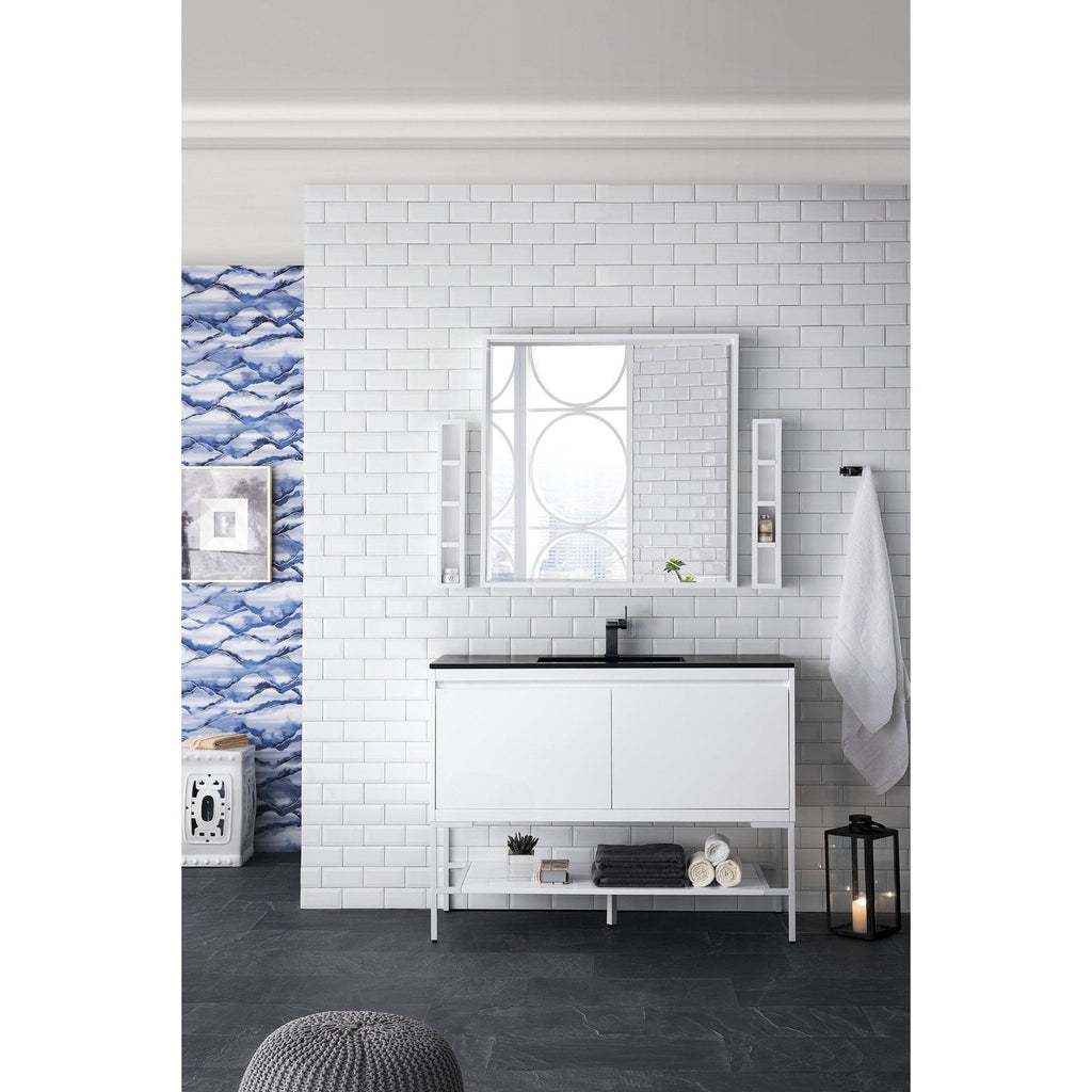 James Martin Vanities Milan 47.3" Single Vanity Cabinet - 801V47.3GWRGDCHB
