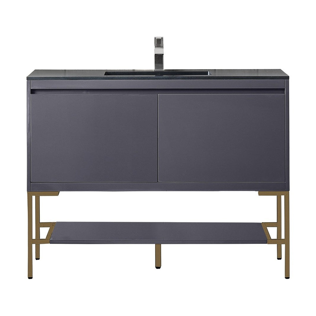 James Martin Vanities Milan 47.3" Single Vanity Cabinet - 801V47.3GWRGDCHB