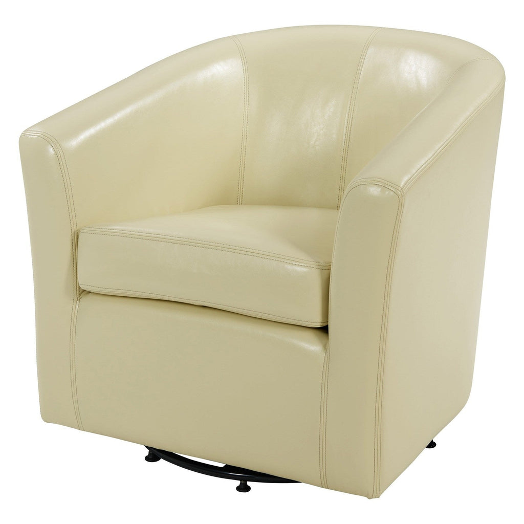 New Pacific Direct Hayden Swivel Bonded Leather Chair  - 193012B-2050