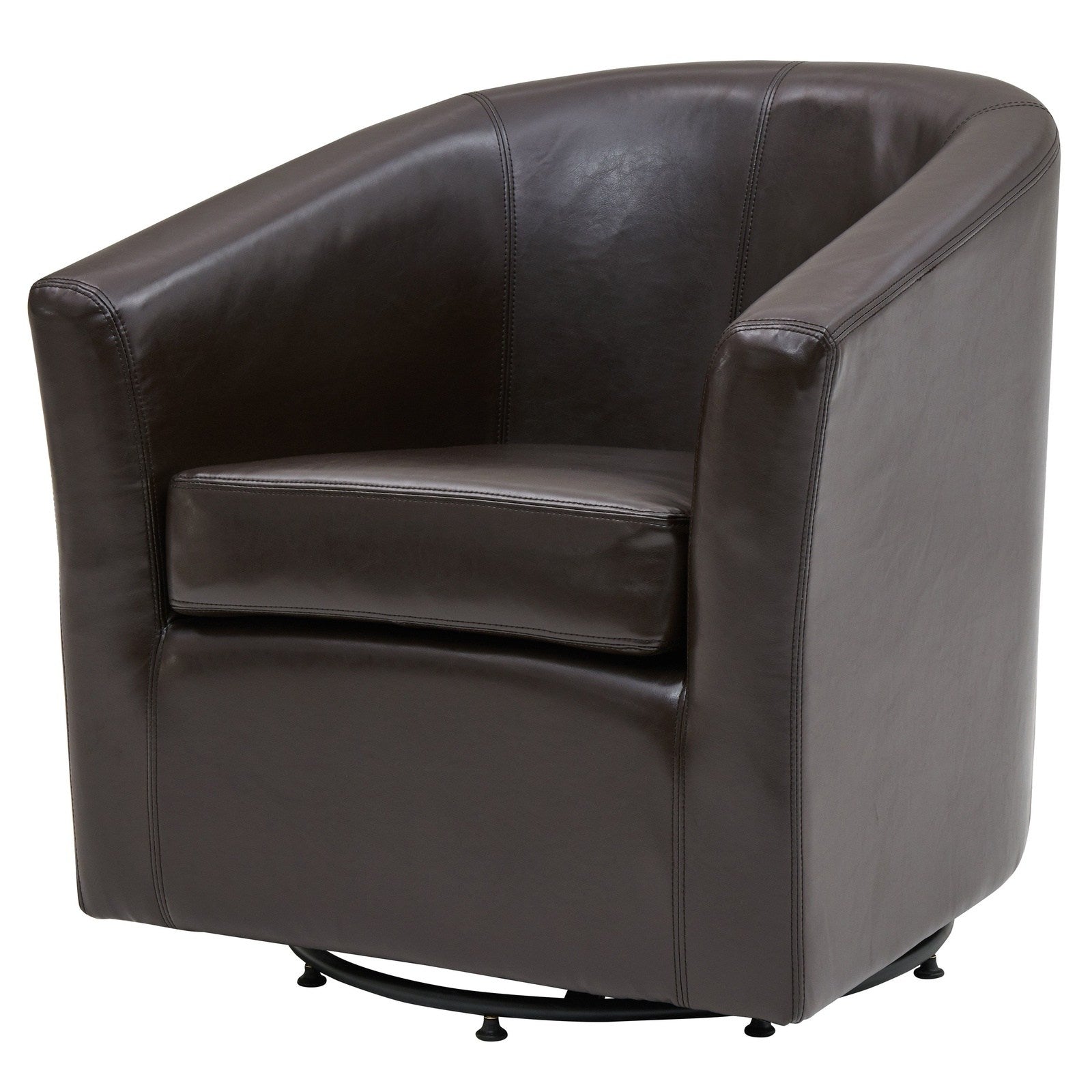 New Pacific Direct Hayden Swivel Bonded Leather Chair  - 193012B-01