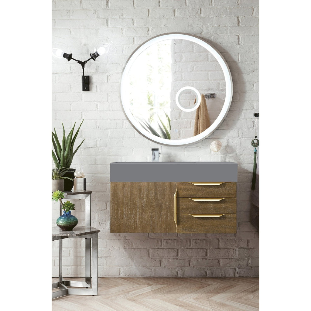 James Martin Vanities Mercer Island 36" Single Vanity - 389-V36-AGR-G-DGG