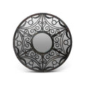 Park Hill Collection Scroll Framed Mirror in Natural Iron - Elegant Home Decor Piece for Stylish Reflections and Charm -EWI26051
