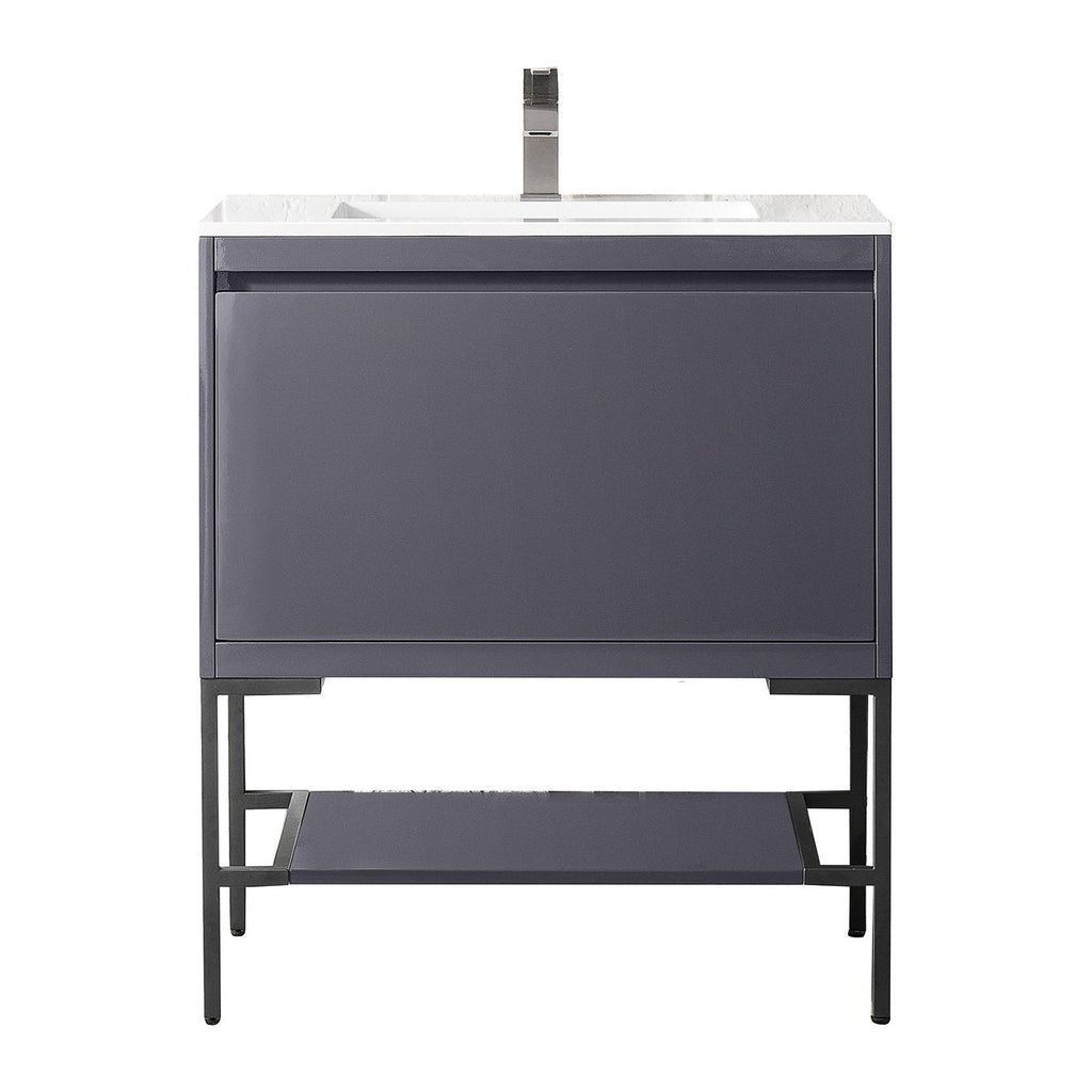 James Martin Vanities Milan 31.5" Single Vanity Cabinet - 801V31.5GWRGDCHB