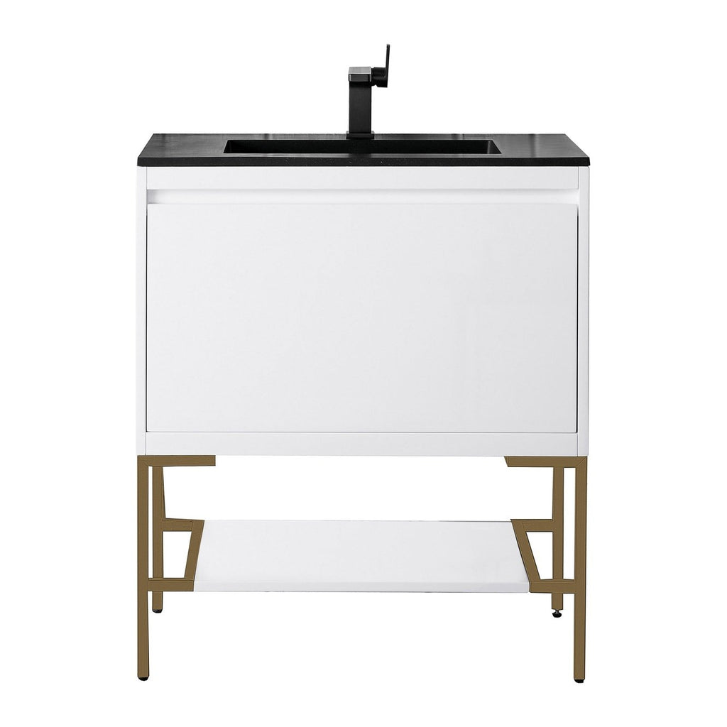 James Martin Vanities Milan 31.5" Single Vanity Cabinet - 801V31.5GWRGDCHB