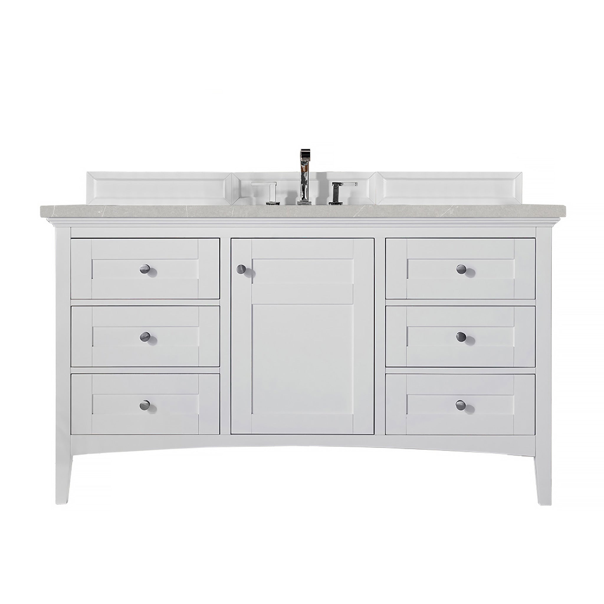 James Martin Vanities Palisades 60" Single Vanity - 527-V60S-BW-3AF